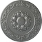 Ekena Millwork Sydney Ceiling Medallion (Fits Canopies up to 5 3/4"), Hand-Painted Silver, 27 3/4"OD x 2"P CM27SYSLS - alternate 1